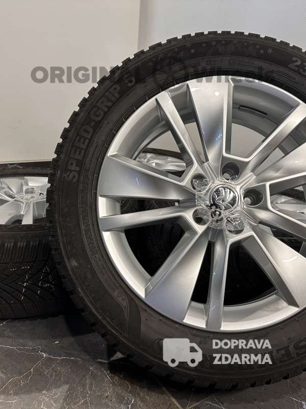original alu kola ráfky škoda kodiaq zimní r18 565601025c