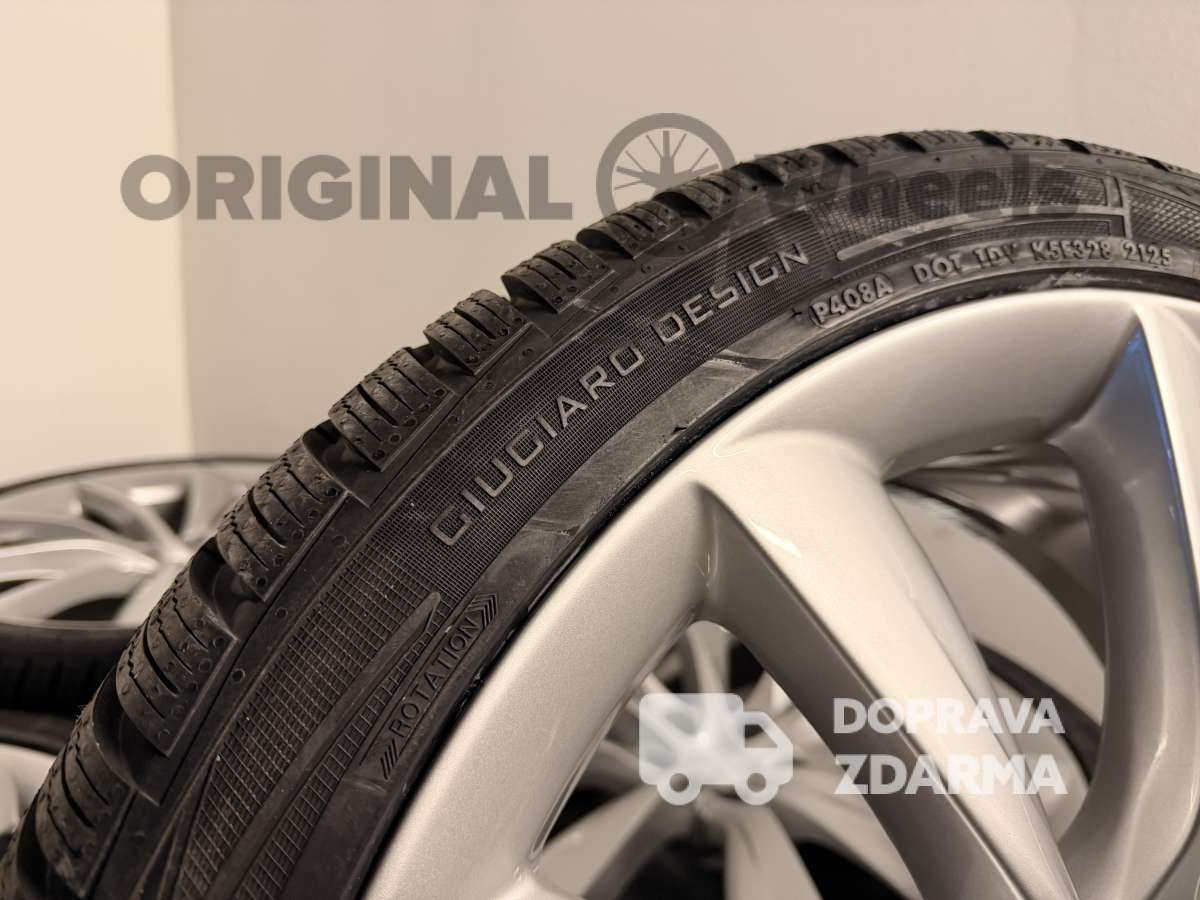 originaál alu kola zimní Tesla Model X 1027246-00-E / 1027247-00-E r22