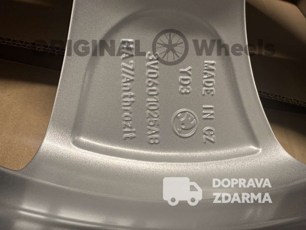 original alu kola ráfky skoda SUPERB III IV ZEUS R17 3V0601025AJ
