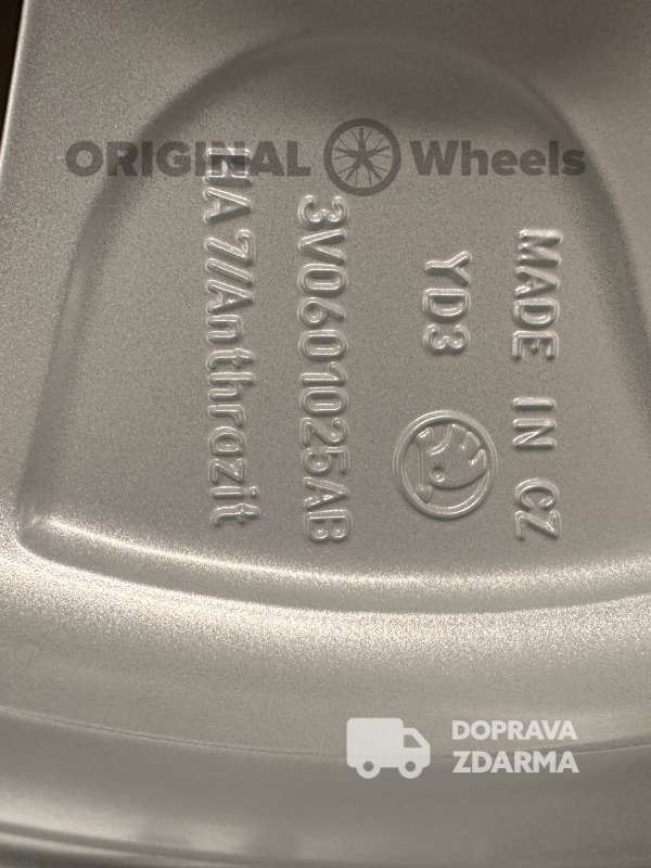 original alu kola ráfky skoda SUPERB III IV ZEUS R17 3V0601025AJ