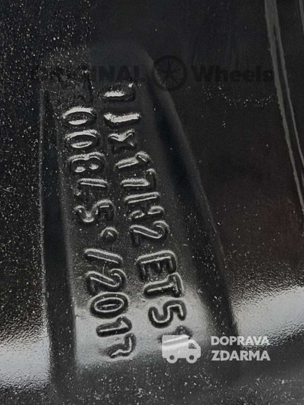 originální alu kola Mercedes V klasse r17 Vito  a4474012200 black + tpms