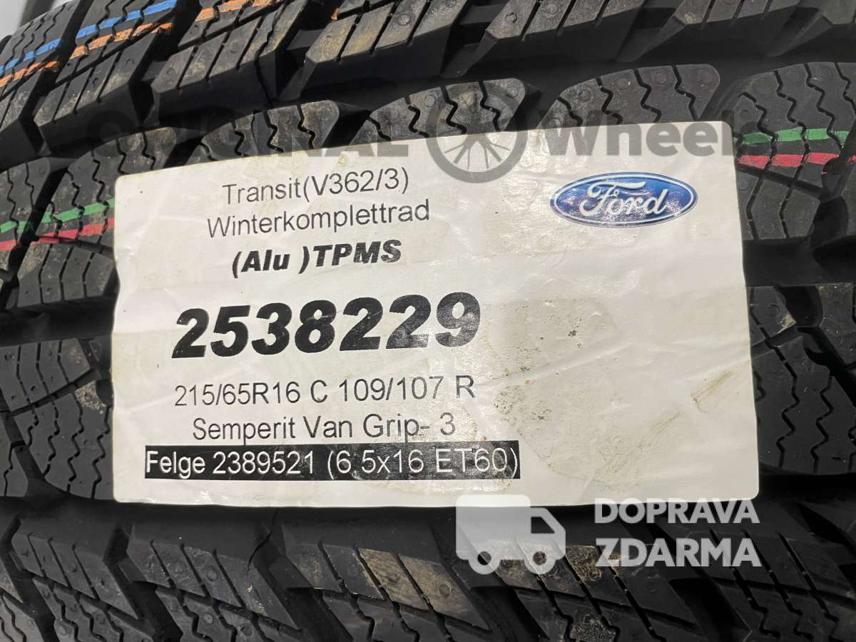 original alu kola ráfky ford transit zimní r16 5x160 JK21-GA DPH