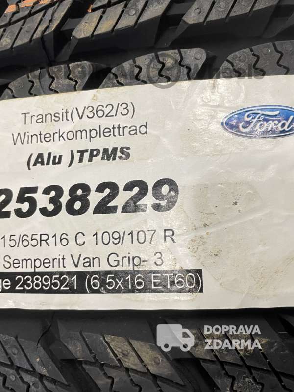 original alu kola ráfky ford transit zimní r16 5x160 JK21-GA DPH