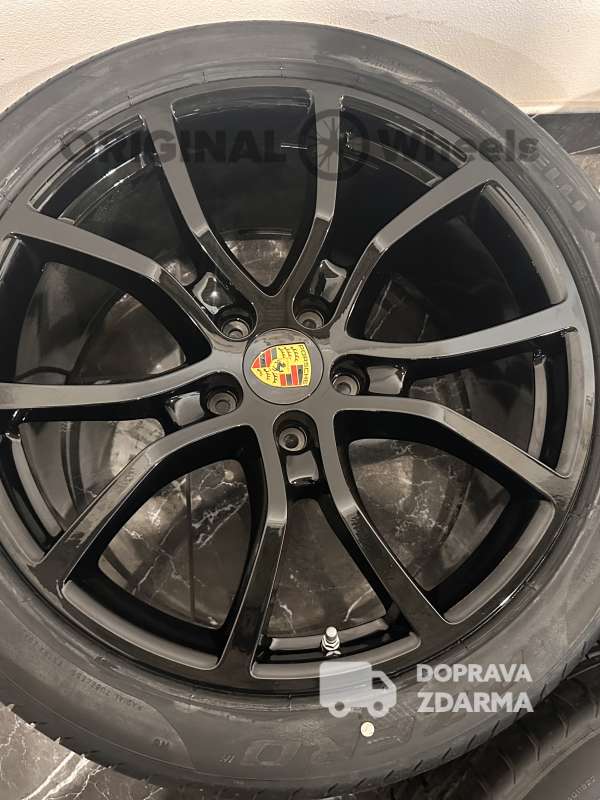 original ALU KOLA RÁFKY Porsche Cayenne E3 9Y r21 Exclusive turbo 9Y0601025BH / 9Y0601025BJ