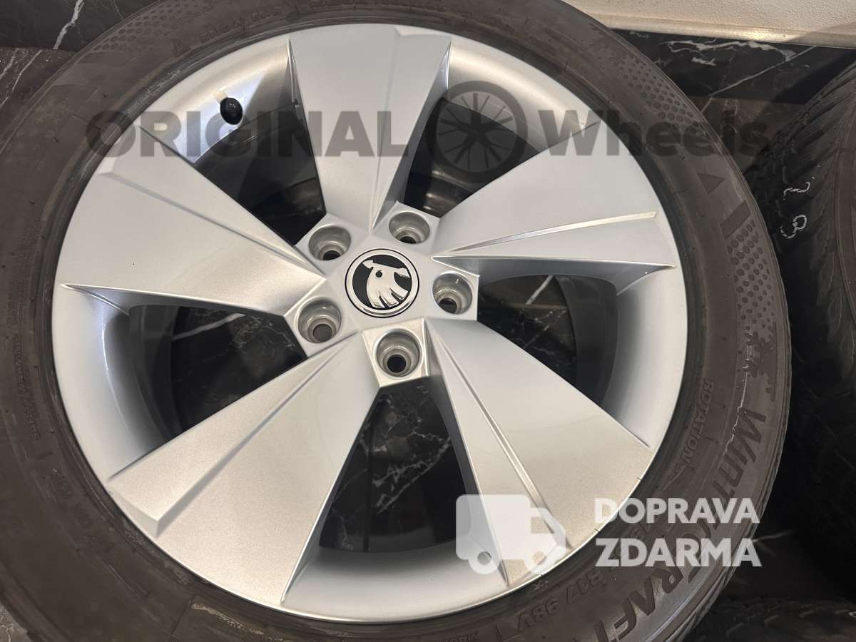 original alu kola ráfky škoda SUPERB III IV zimmí R17 3V0601025A