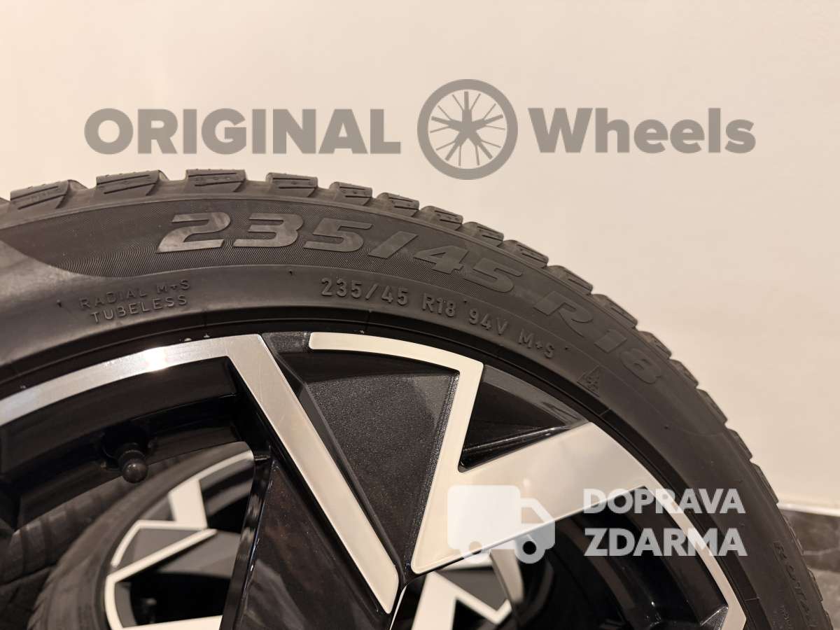 ❄️original alu kola skoda superb IV Trisuli zimní 3P0601025k pirelli