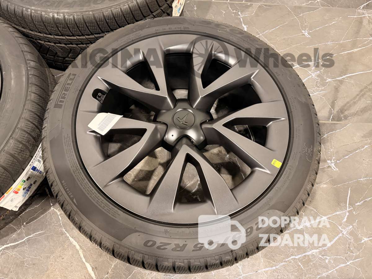 Originální alu kola Tesla Model X r20 zimní dot20/23  1620221-00-B 1620222-00-B