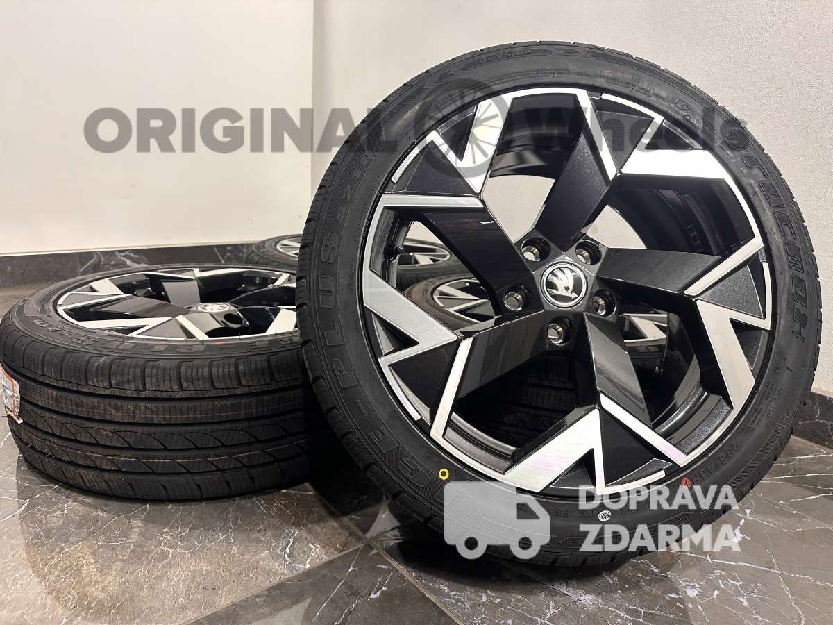 ❄️original alu kola skoda superb IV Trisuli zimní 3P0601025k fl8