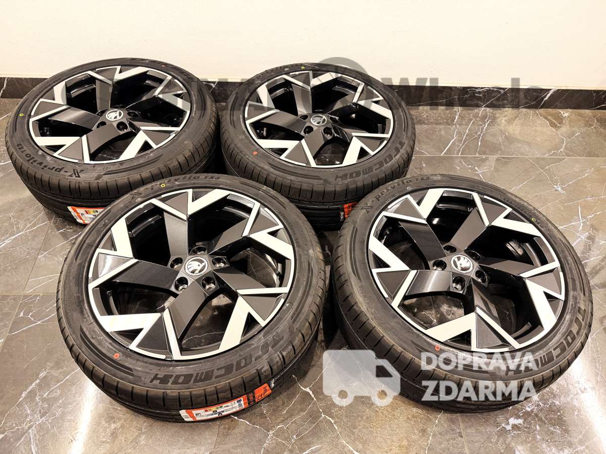 ☀️original alu kola skoda superb IV Trisuli letní r18 3P0601025k fl8