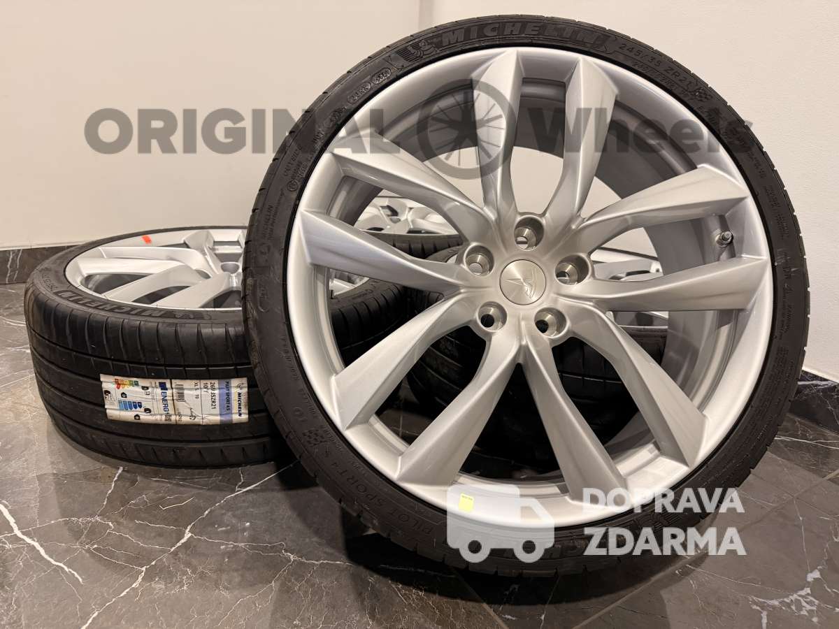 originální alu sada letní Tesla Model S 1075749-00-C 1075748-00-D r21 Arachnid