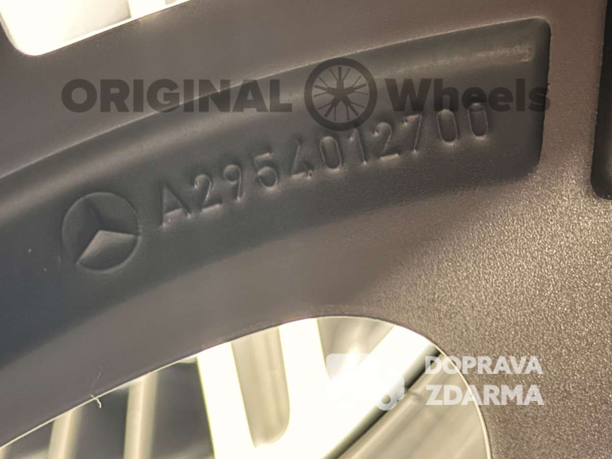 Originální letni disky , alu kola Mercedes Benz EQE 43 53 AMG 20" V295 A2954012700 A2954012800 černé matné