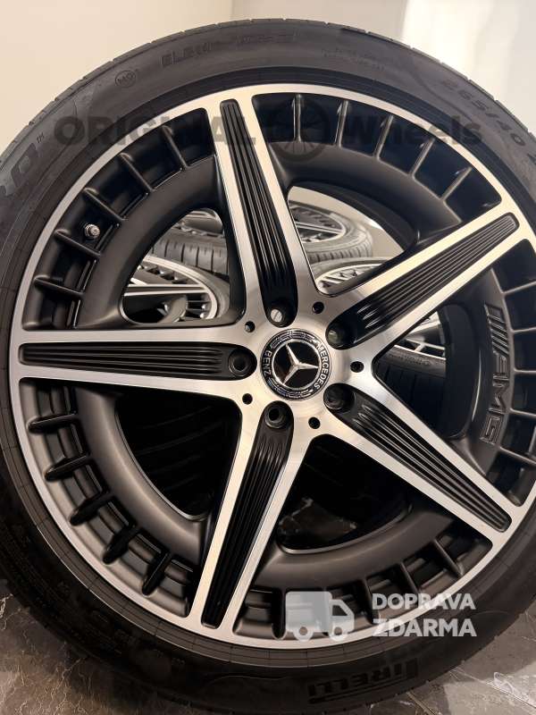Originální letni disky , alu kola Mercedes Benz EQE 43 53 AMG 20" V295 A2954012700 A2954012800 černé matné