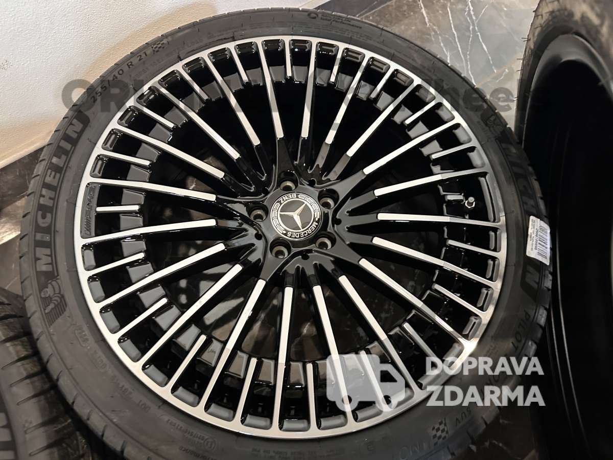 original alu kola ráfky letní mercedes eqc amg r21 5x112 a2934011100 a2934011000