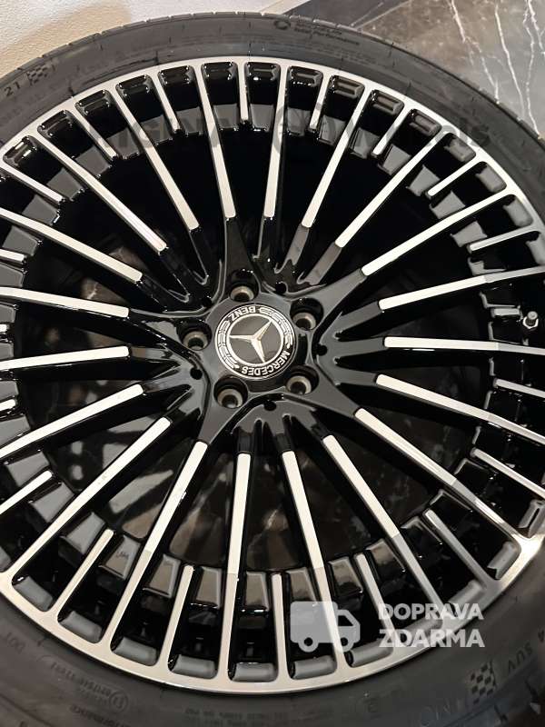 original alu kola ráfky letní mercedes eqc amg r21 5x112 a2934011100 a2934011000
