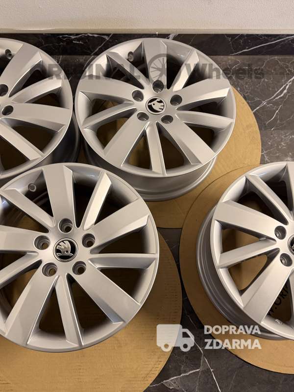 originální alu kola škoda octavia 3 r16 5x112 et46 6,5j 5F0601025 NOVÉ