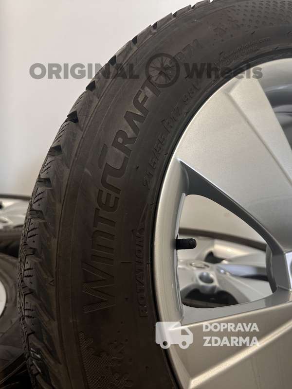original alu kola ráfky škoda SUPERB III IV zimmí R17 3V0601025A