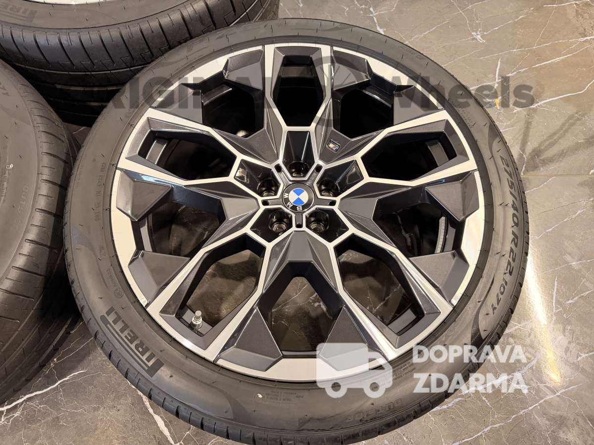 Original alu kola  BMW X7 G07 r22 913 M 6895935 6895936 letní dot23