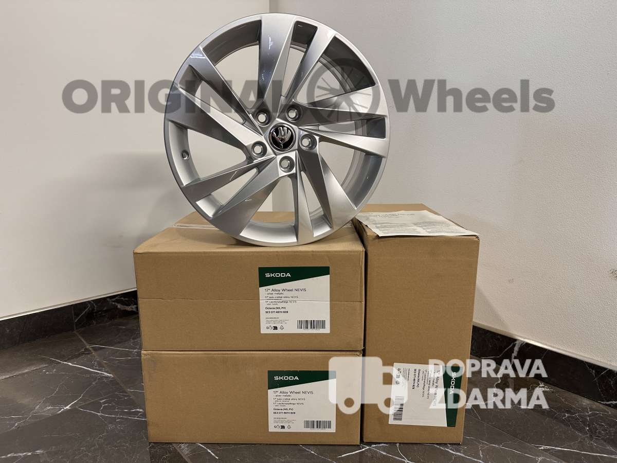 original alu kola ráfky Škoda NEVIS Octavia IV r17 5E3071497H