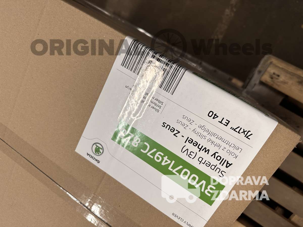 original alu kola ráfky skoda SUPERB III IV ZEUS R17 3V0601025AJ