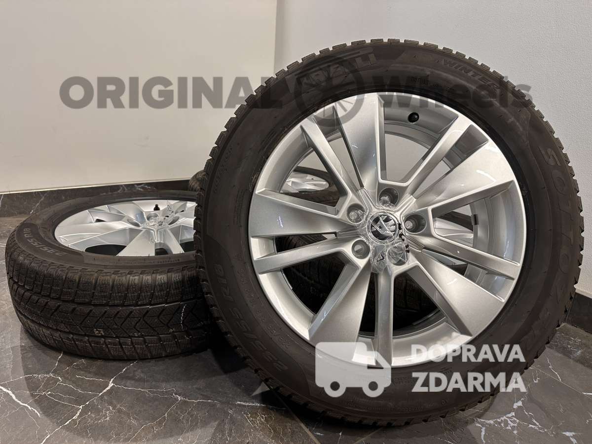 original alu kola ráfky škoda kodiaq zimní r18 565601025c