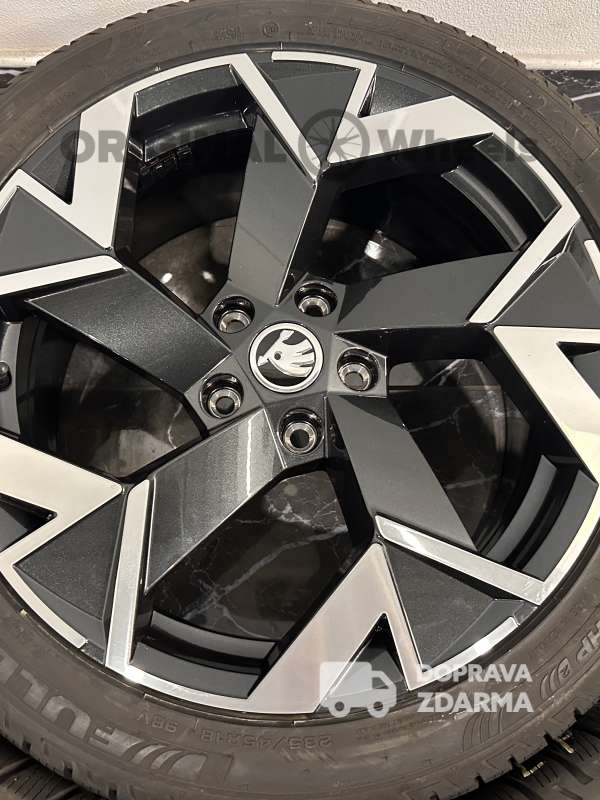 ❄️original alu kola skoda superb IV Trisuli zimní 3P0601025k fl8
