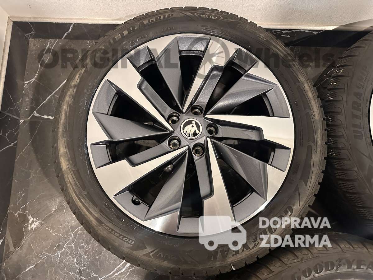 original alu kola ráfky zimní skoda kodiaq 2 r19 zimní 57H071499D