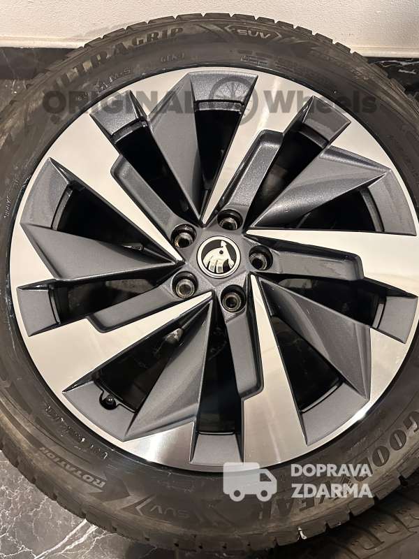 original alu kola ráfky zimní skoda kodiaq 2 r19 zimní 57H071499D