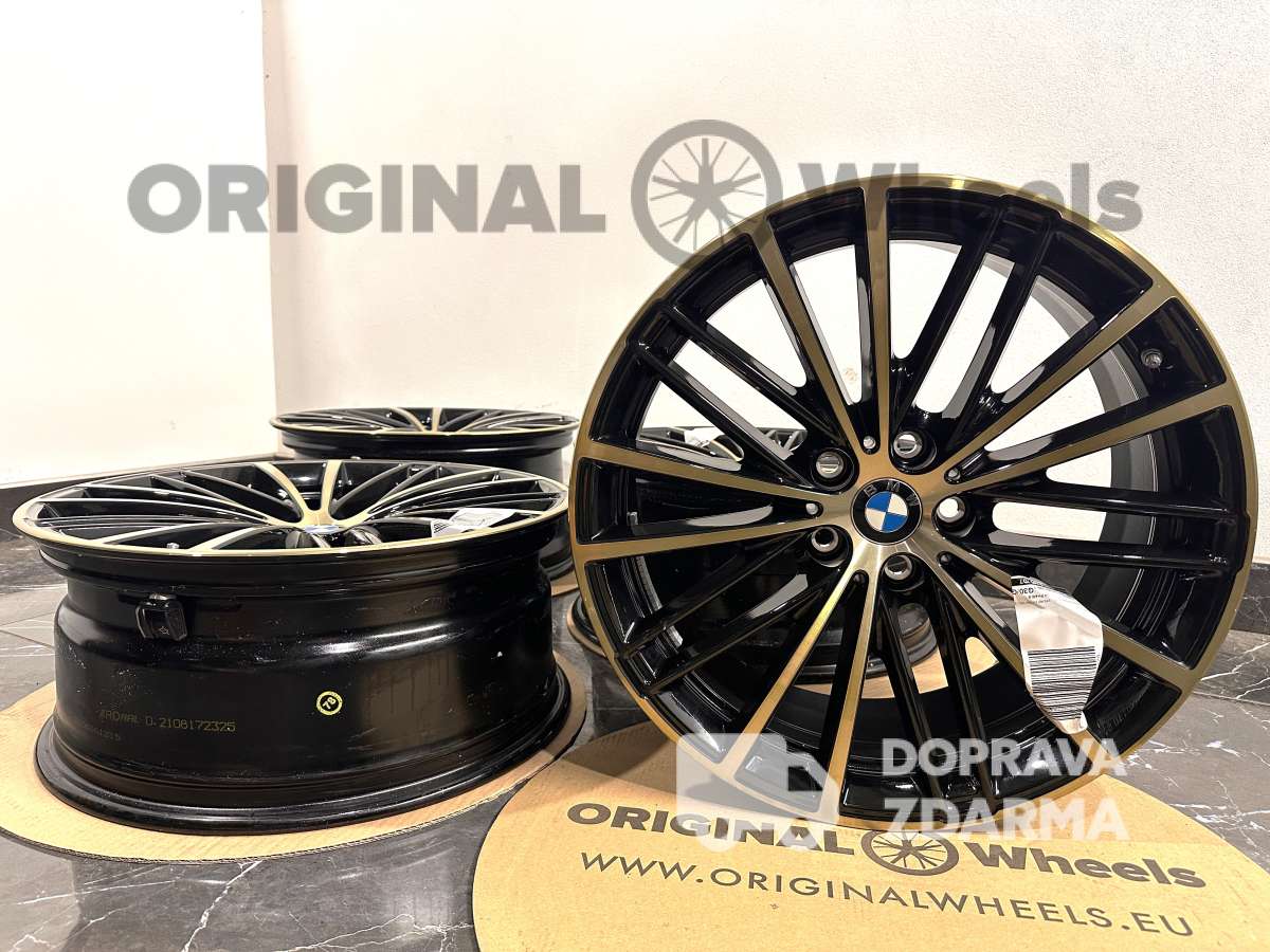 original r19 BMW 5er G30 G31 635 Night Gold 6894840  6894839 DPH