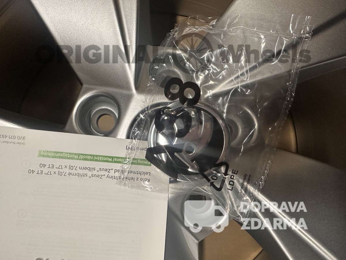 original alu kola ráfky skoda SUPERB III IV ZEUS R17 3V0601025AJ