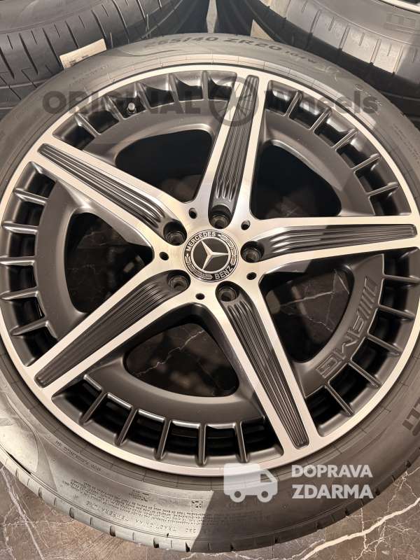 Originální letni disky , alu kola Mercedes Benz EQE 43 53 AMG 20" V295 A2954012700 A2954012800 černé matné