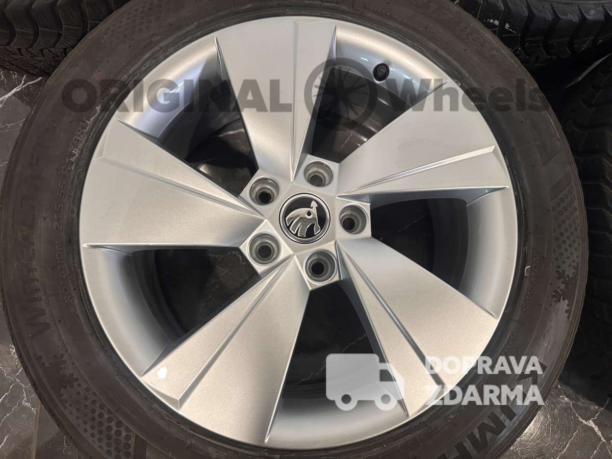 original alu kola ráfky škoda SUPERB III IV zimmí R17 3V0601025A