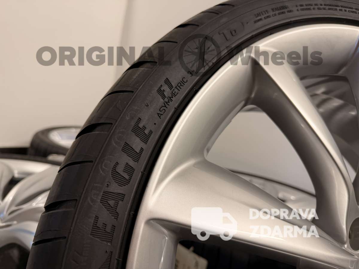 originální letní alu kola Tesla Model X silber r22 1027246-00-E léto