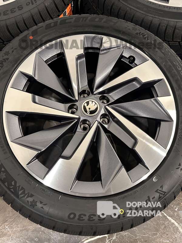 original alu kola ráfky skoda kodiaq 2 r19 zimní 57H071499D