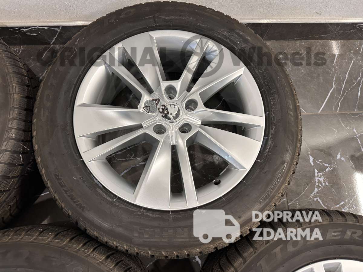 original alu kola ráfky škoda kodiaq zimní r18 565601025c