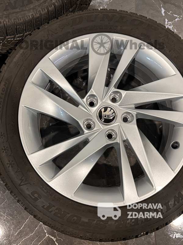 originál alu kola zimní Škoda NEVIS Octavia IV r17 5E3071497H