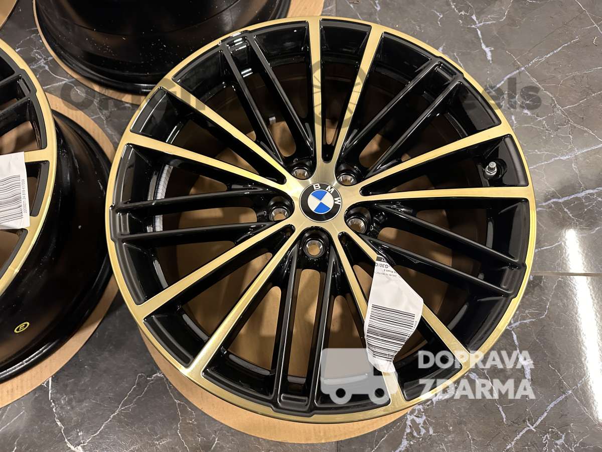 original r19 BMW 5er G30 G31 635 Night Gold 6894840  6894839 DPH