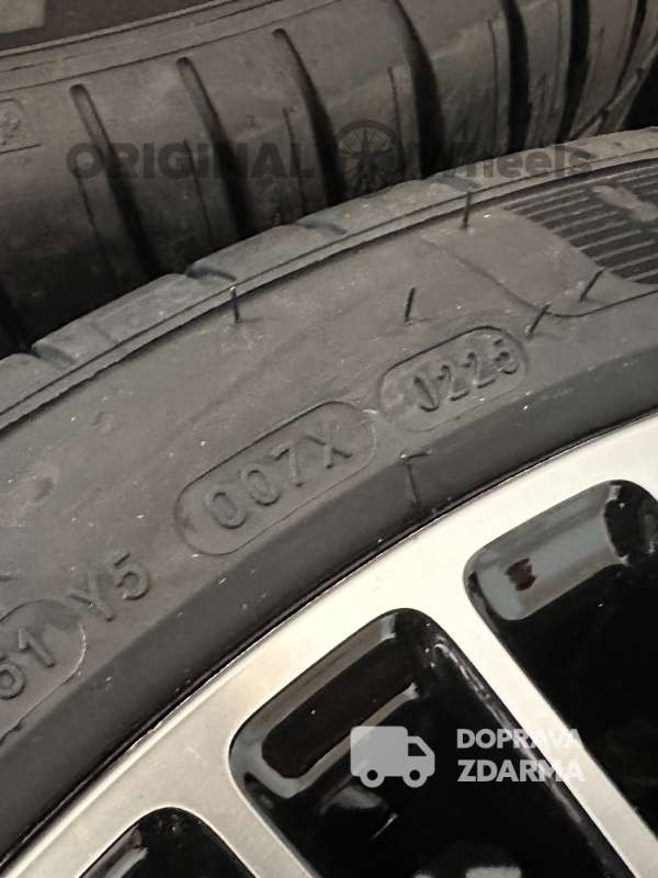 original alu kola ráfky letní mercedes eqc amg r21 5x112 a2934011100 a2934011000