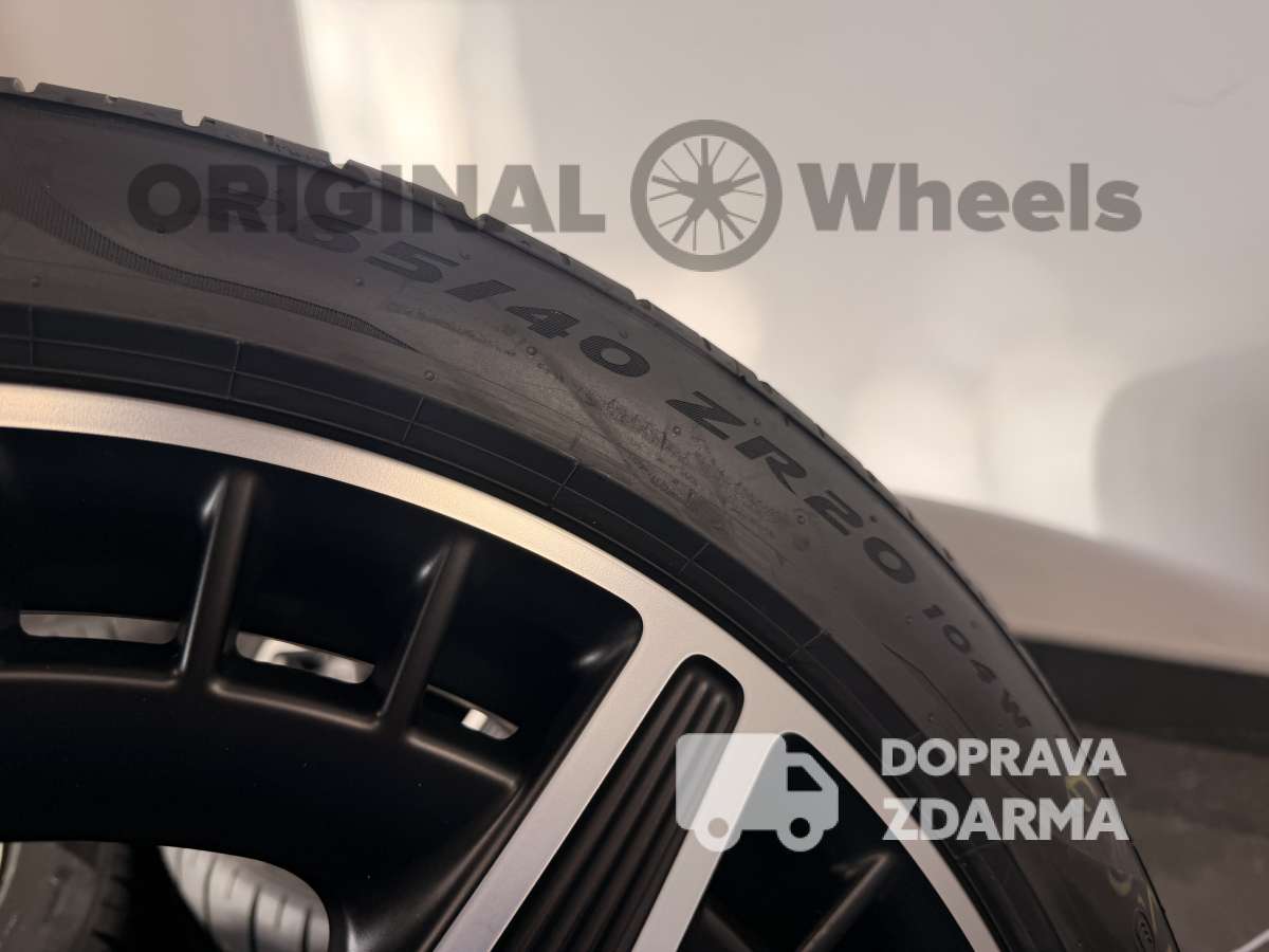 Originální letni disky , alu kola Mercedes Benz EQE 43 53 AMG 20" V295 A2954012700 A2954012800 černé matné