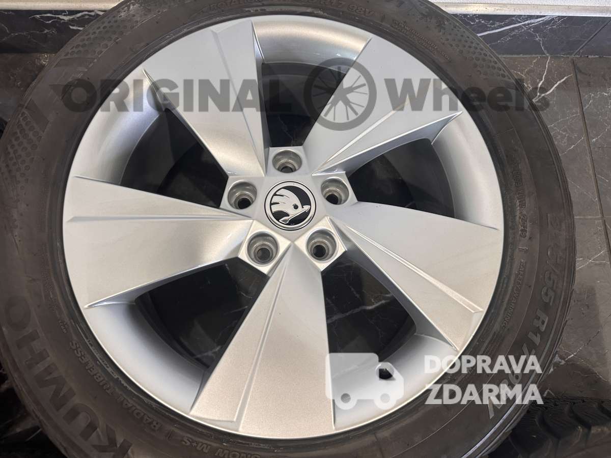 original alu kola ráfky škoda SUPERB III IV zimmí R17 3V0601025A