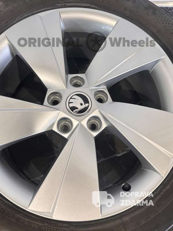 original alu kola ráfky škoda SUPERB III IV zimmí R17 3V0601025A