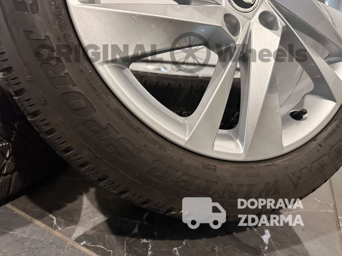 originál alu kola zimní Škoda NEVIS Octavia IV r17 5E3071497H