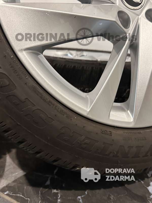 originál alu kola zimní Škoda NEVIS Octavia IV r17 5E3071497H