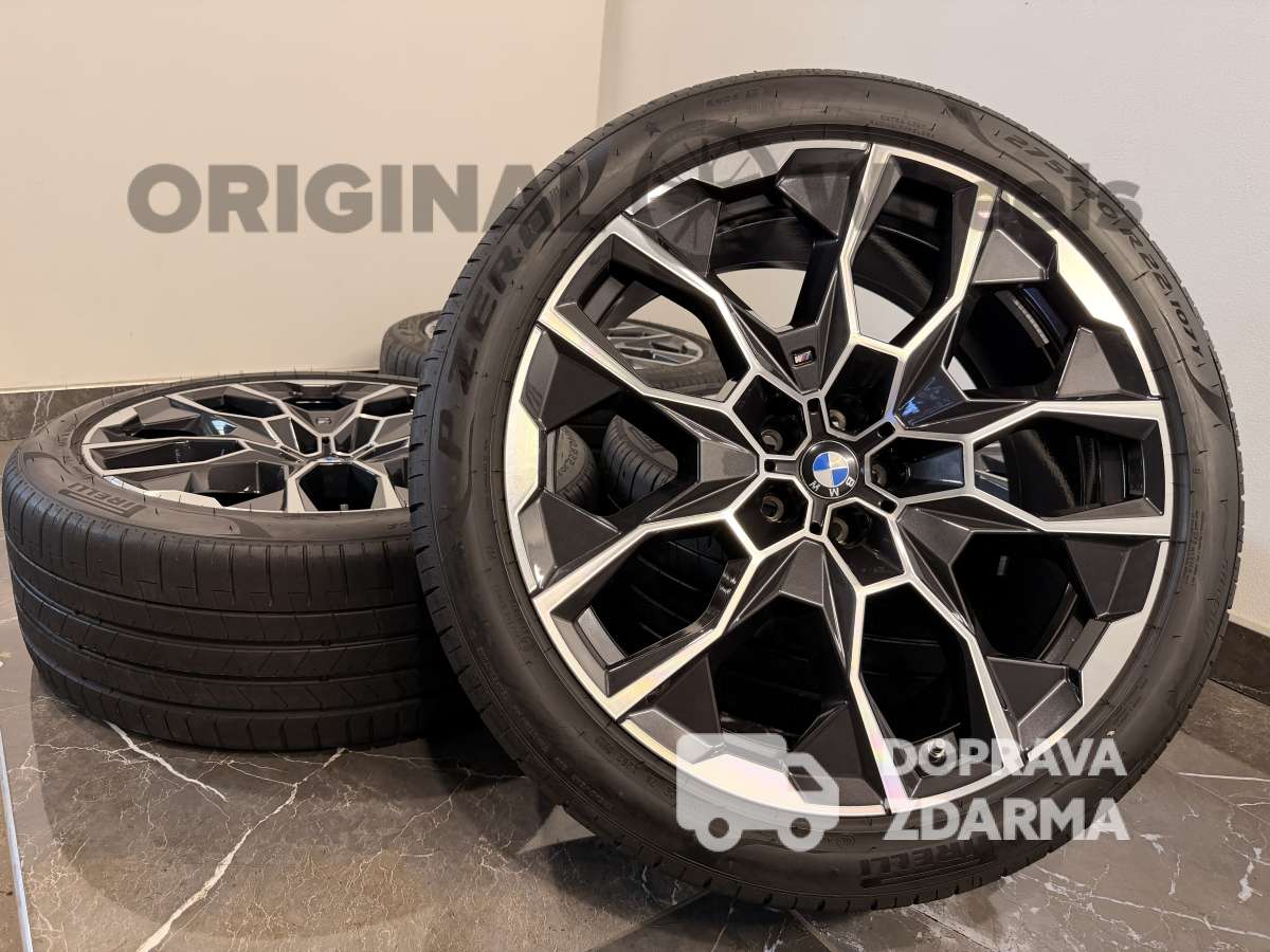 Original alu kola  BMW X7 G07 r22 913 M 6895935 6895936 letní dot23