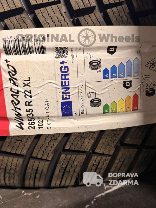 originaál alu kola zimní Tesla Model X 1027246-00-E / 1027247-00-E r22