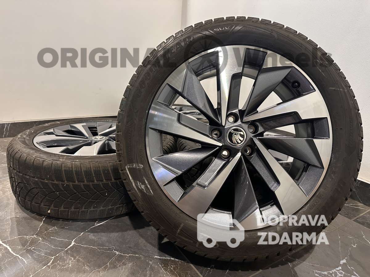 original alu kola ráfky zimní skoda kodiaq 2 r19 zimní 57H071499D