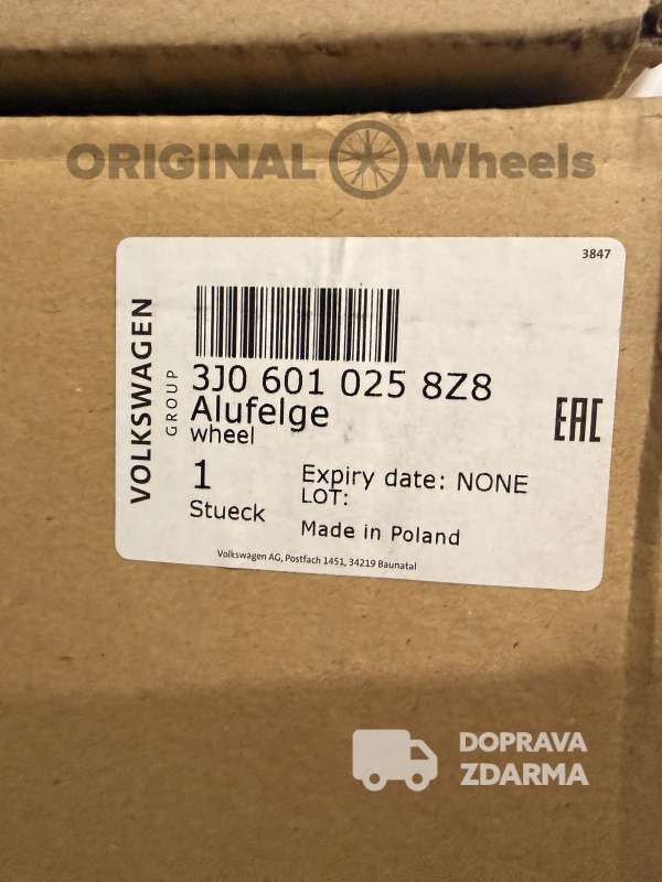 alu kola vw passat b9 r16 5x112 3J0601025 8Z8