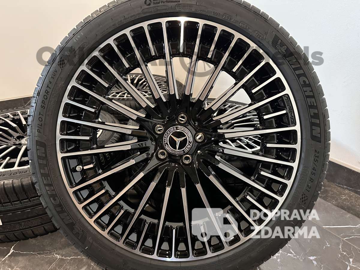 original alu kola ráfky letní mercedes eqc amg r21 5x112 a2934011100 a2934011000
