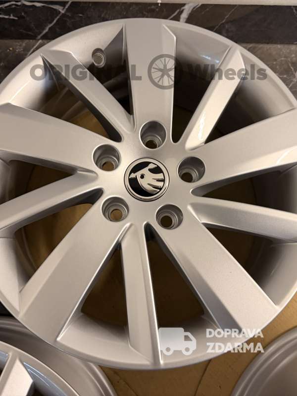 originální alu kola škoda octavia 3 r16 5x112 et46 6,5j 5F0601025 NOVÉ