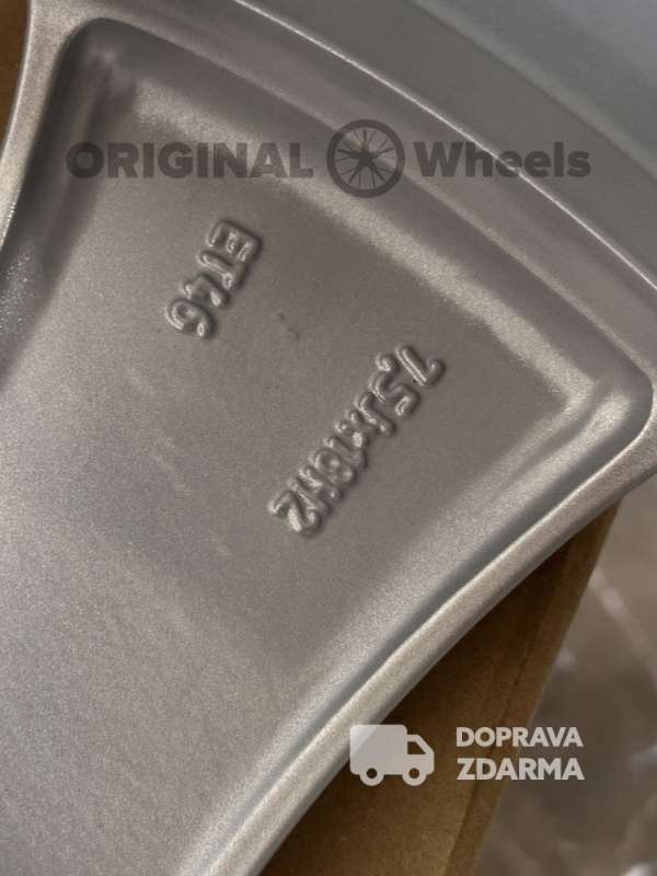 original alu kola ráfky škoda superb 2 r18 Luna 3T0601025K