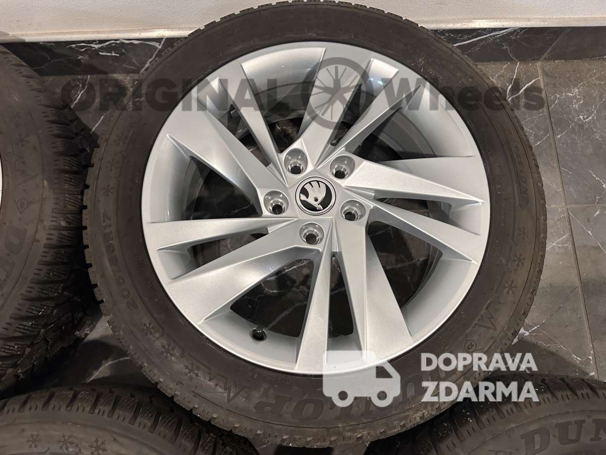 originál alu kola zimní Škoda NEVIS Octavia IV r17 5E3071497H